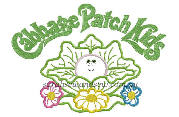 Cabbage Patch Kids Embroidery Design - Sarah Sew and Sew