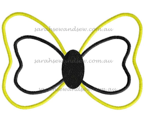 Emma 's Bow The Wiggles Embroidery Design