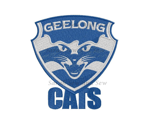 Geelong Cats Embroidery Design