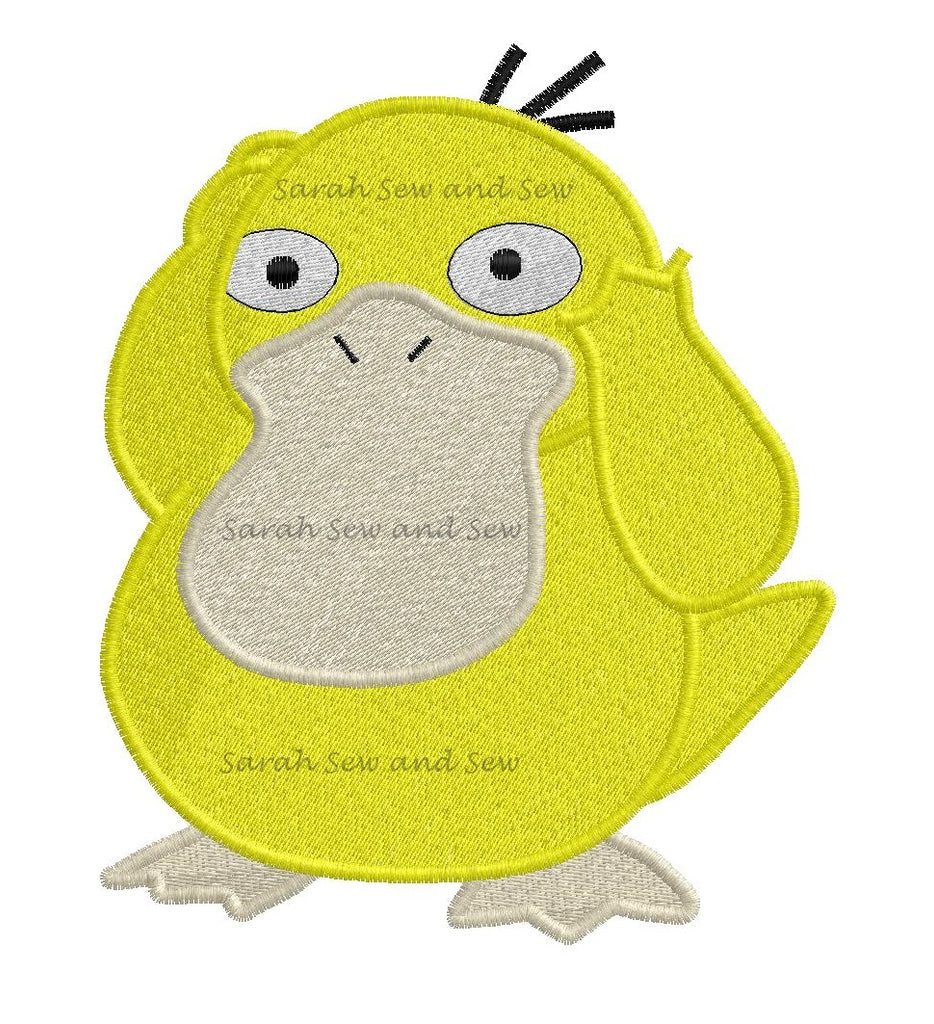 Psyduck (Pokemon) Embroidery Design