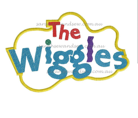 The Wiggles Logo Embroidery Design - Sarah Sew and Sew