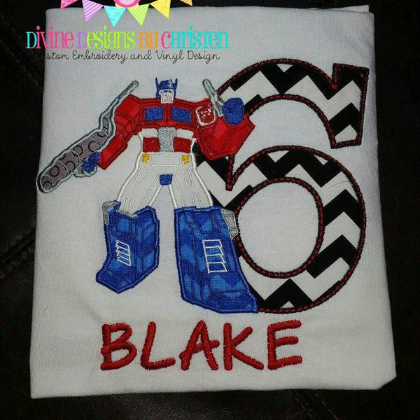 Transformers Embroidery Design Set - Sarah Sew and Sew
