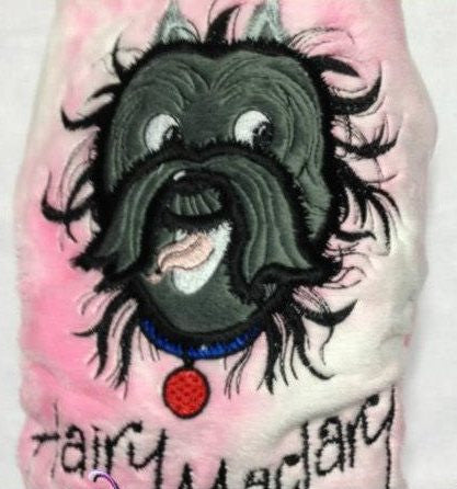 Hairy Maclary Embroidery Design - Sarah Sew and Sew