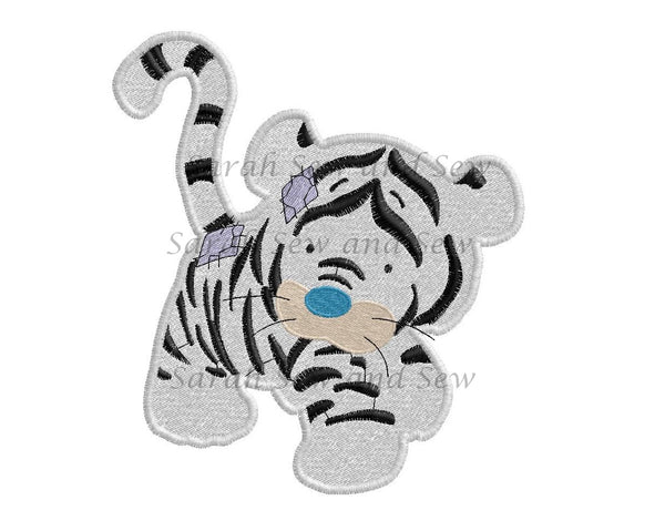 Bengal Blue Nosed Friends Embroidery Design - Sarah Sew and Sew