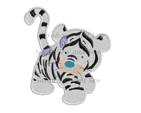 Bengal Blue Nosed Friends Embroidery Design - Sarah Sew and Sew