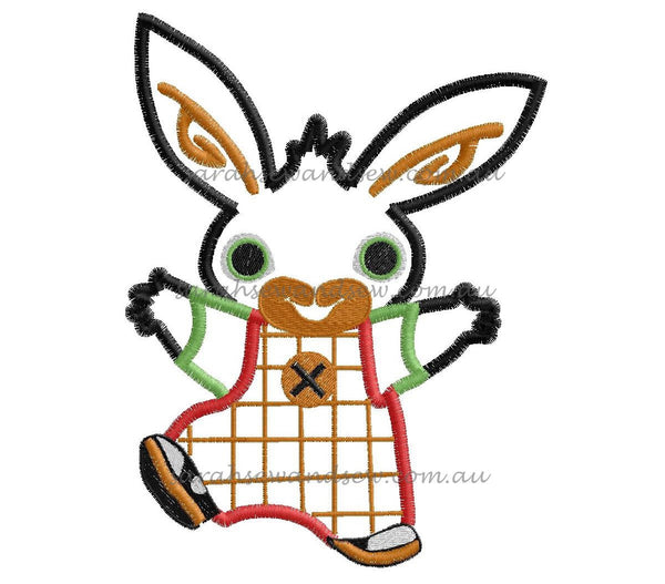 Bing Bunny Embroidery Design - Sarah Sew and Sew