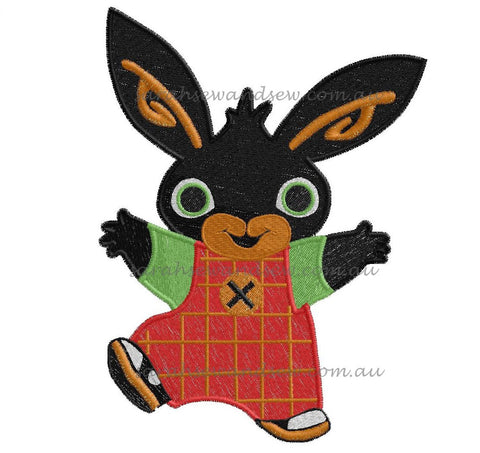 Bing Bunny Embroidery Design - Sarah Sew and Sew