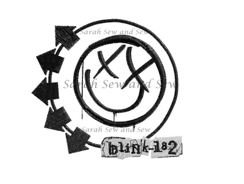 Blink 182 Machine Embroidery Design