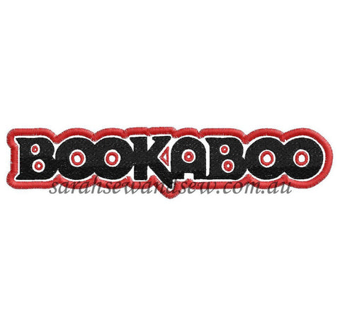 Bookaboo Logo Embroidery Design - Sarah Sew and Sew