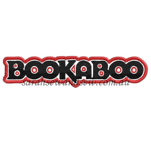 Bookaboo Logo Embroidery Design - Sarah Sew and Sew