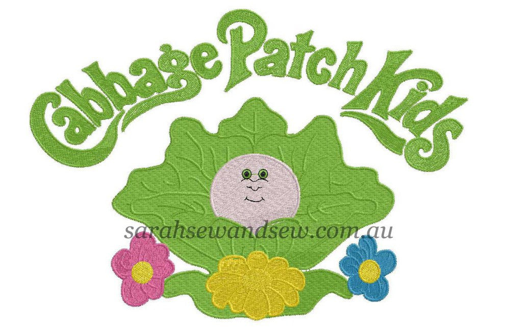 Cabbage Patch Kids Embroidery Design - Sarah Sew and Sew