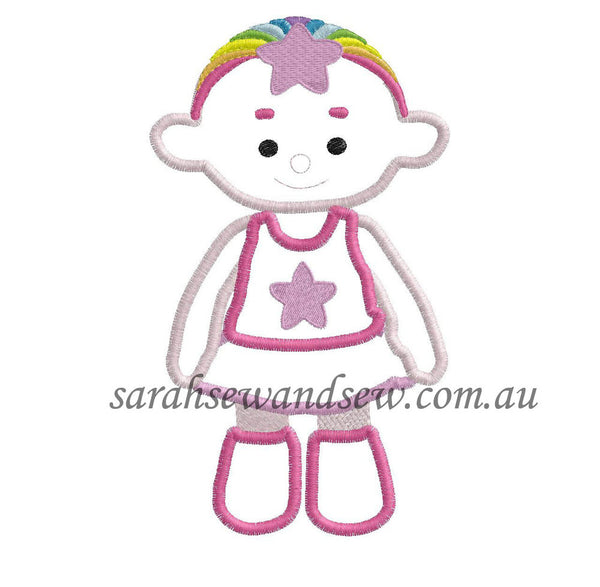 Cloud Babies Pink Embroidery Design - Sarah Sew and Sew