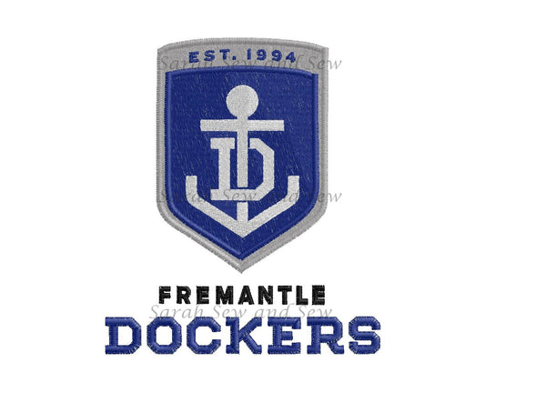 Fremantle Dockers Embroidery Design