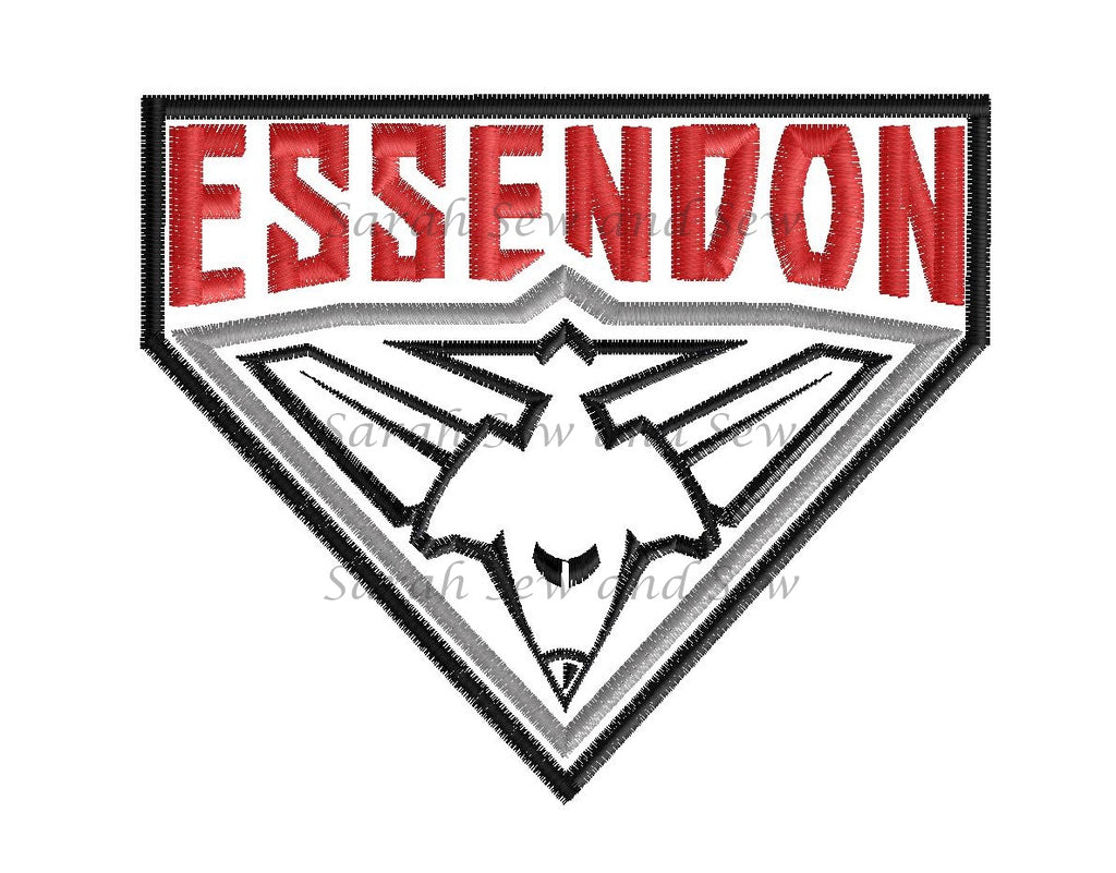 Essendon Bombers Embroidery Design