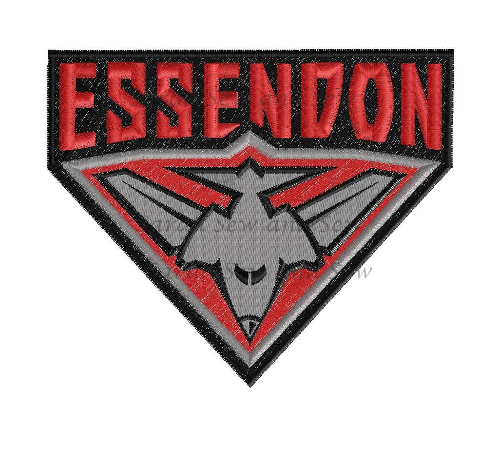 Essendon Design Essendon Bombers Embroidery Design