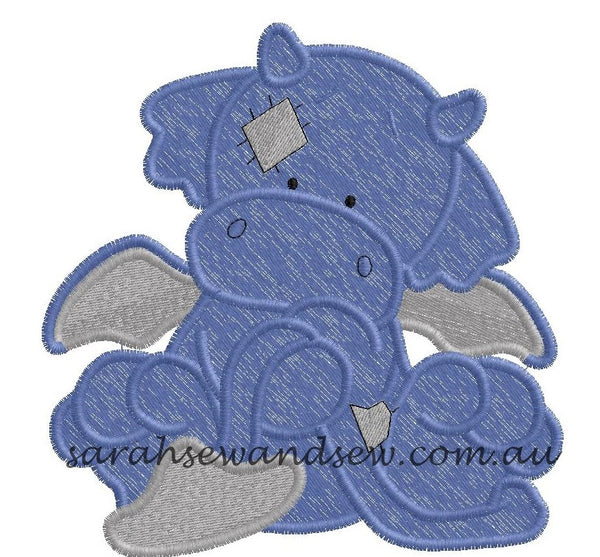 Blue Nosed Friends Embroidery Design Set - Sarah Sew and Sew