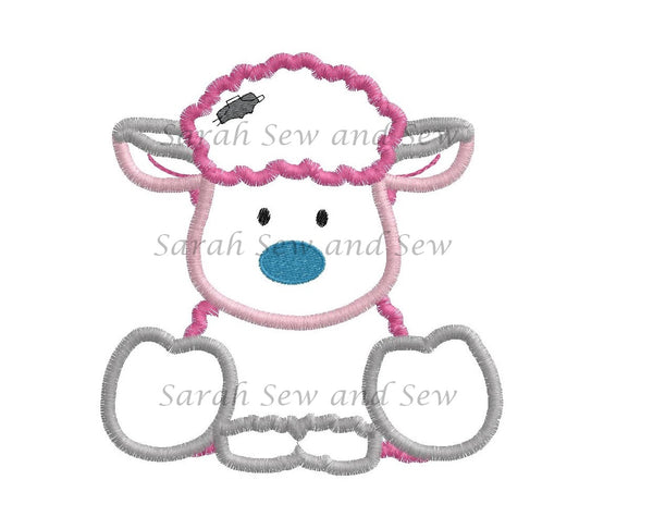 Frizzie Blue Nosed Friends Embroidery Design - Sarah Sew and Sew