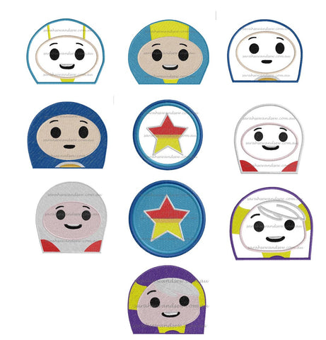 Go Jetters Peeeker Embroidery Design Set - Sarah Sew and Sew