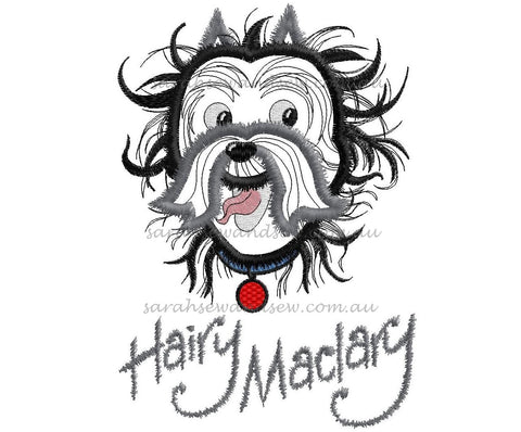 Hairy Maclary Embroidery Design