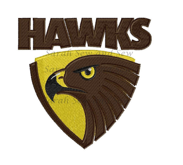 Hawthorn Hawks Embroidery Design