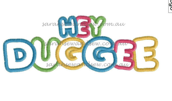 Hey Duggee Embroidery Design Set