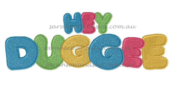 Hey Duggee Embroidery Design Set