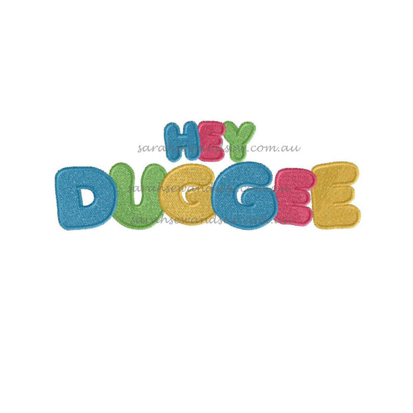 Hey Duggee Logo Embroidery Design - Sarah Sew and Sew