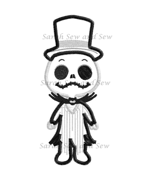 Jack Nightmare Before Christmas Embroidery Design