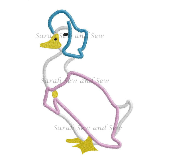 Jemima Puddleduck Embroidery Design