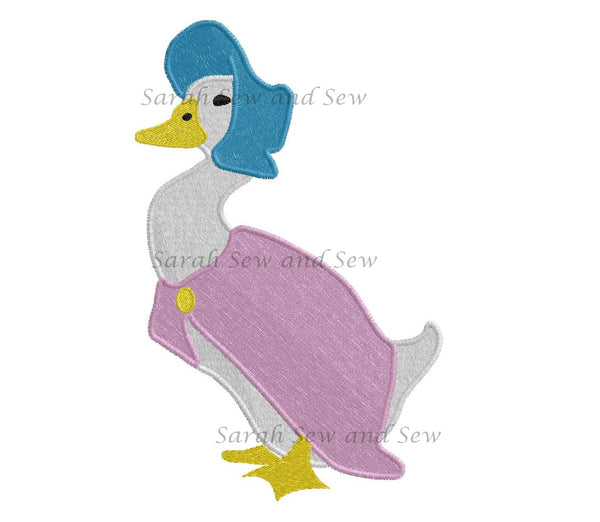 Jemima Puddleduck Embroidery Design