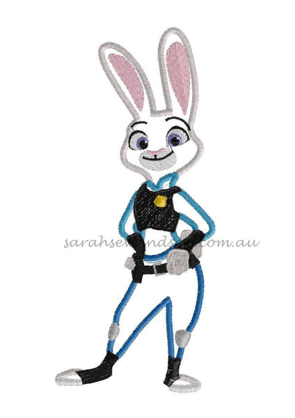 Judy Hopps Embroidery Design