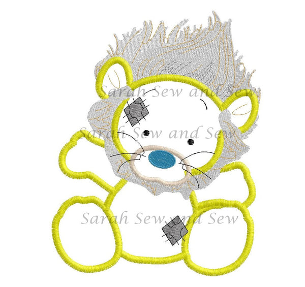 Leboo Blue Nosed Friends Embroidery Design - Sarah Sew and Sew