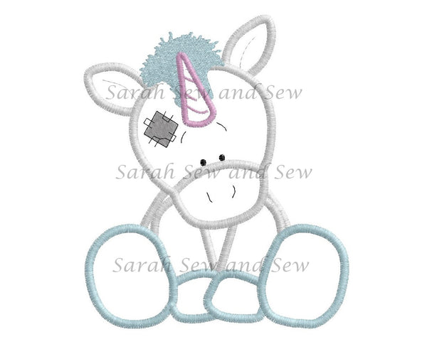 Legend Blue Nosed Friends Embroidery Design - Sarah Sew and Sew