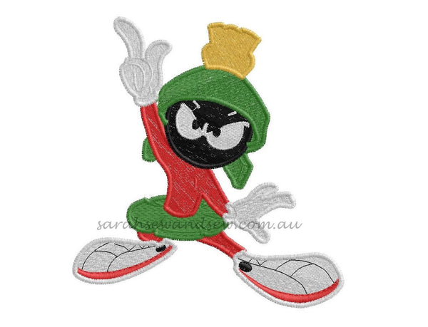 Marvin the Martian Embroidery Design