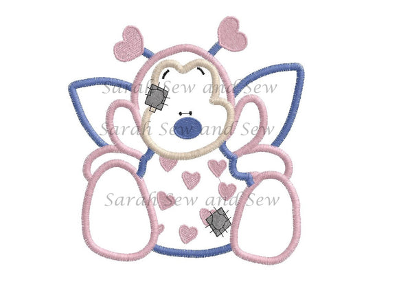Passion Blue Nosed Friends Embroidery Design - Sarah Sew and Sew