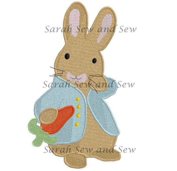 Peter Rabbit Embroidery Design