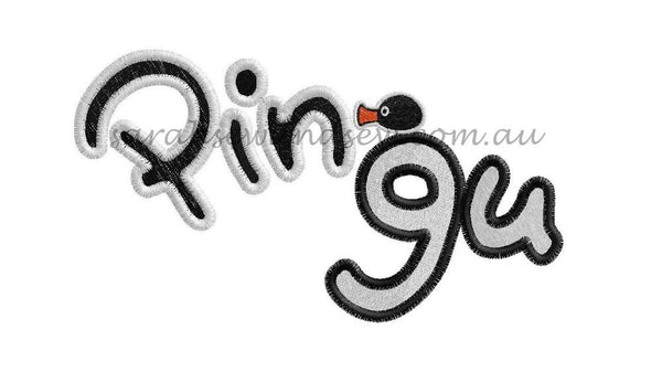 Pingu Logo Embroidery Design - Sarah Sew and Sew