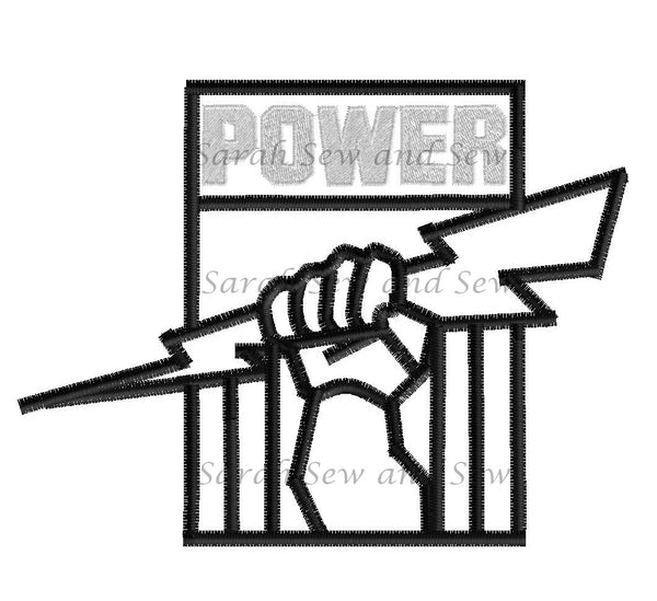 Port Power Embroidery Design