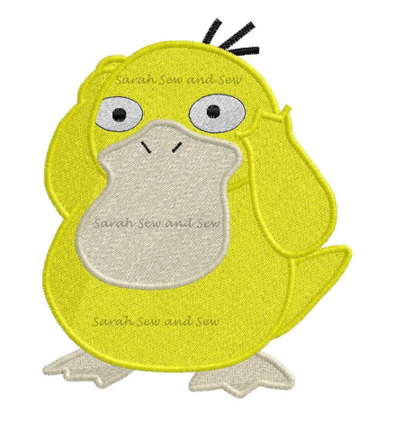 Psyduck (Pokemon) Embroidery Design