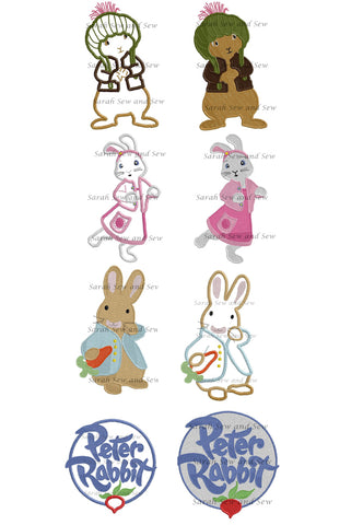 Beatrix Potter Embroidery Design Set