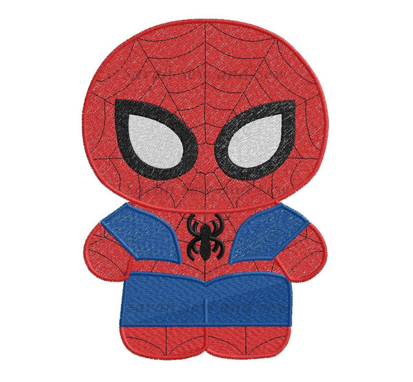 Spiderman Embroidery Design - Sarah Sew and Sew