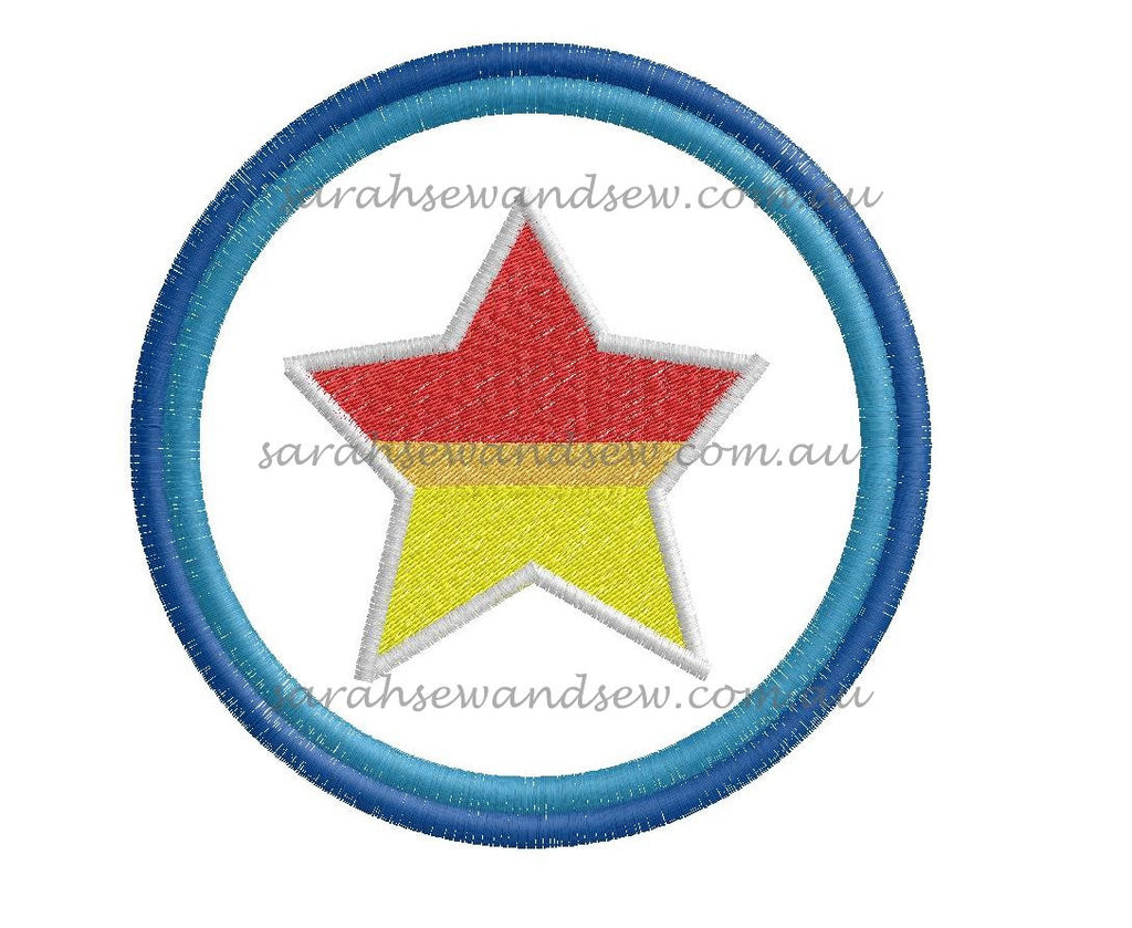 Go Jetters Star Embroidery Design - Sarah Sew and Sew