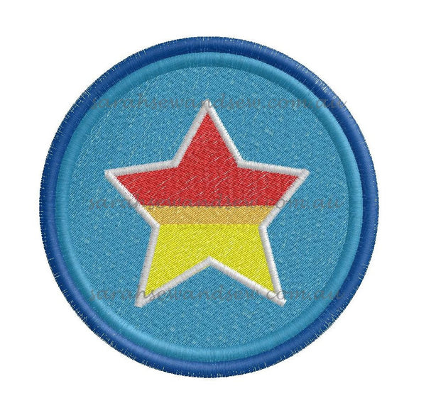 Go Jetters Star Embroidery Design - Sarah Sew and Sew