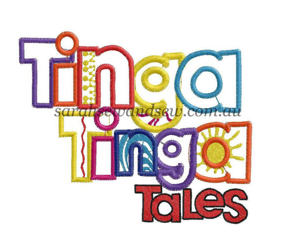 Tinga Tinga Tales Logo Embroidery Design - Sarah Sew and Sew