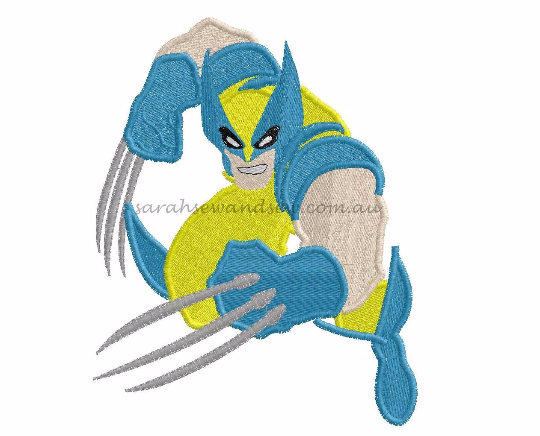 Super Hero Embroidery Design Set