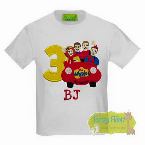 The Wiggles Big Red Car Embroidery Design - Sarah Sew and Sew
