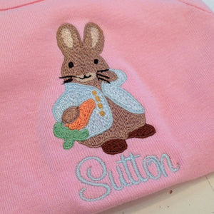 Peter Rabbit Embroidery Design - Sarah Sew and Sew