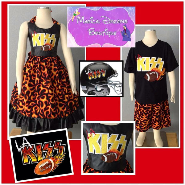 Kiss (Band) Logo Machine Embroidery Design - Sarah Sew and Sew