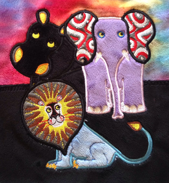 Tinga Tinga Tales Elephant Embroidery Design - Sarah Sew and Sew